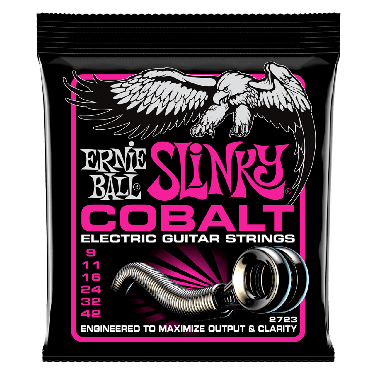 Ernie Ball Cobalt Slinky Electric Guitar Strings P02723 (9-42)