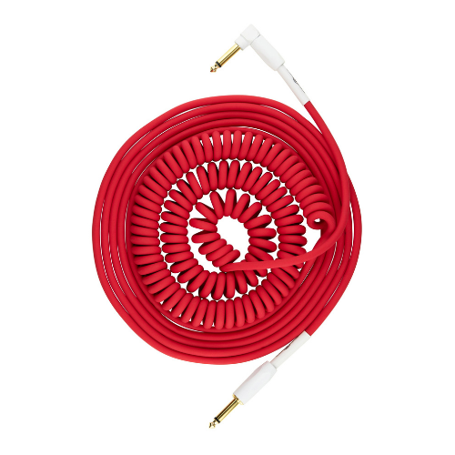 Pig Hog PHCC30CA “Half Coil” Instrument Cable, 30 ft, Candy Apple Red