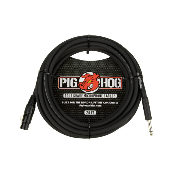 Pig Hog PHM20Z HI-Z Mic Cable, 20ft XLR