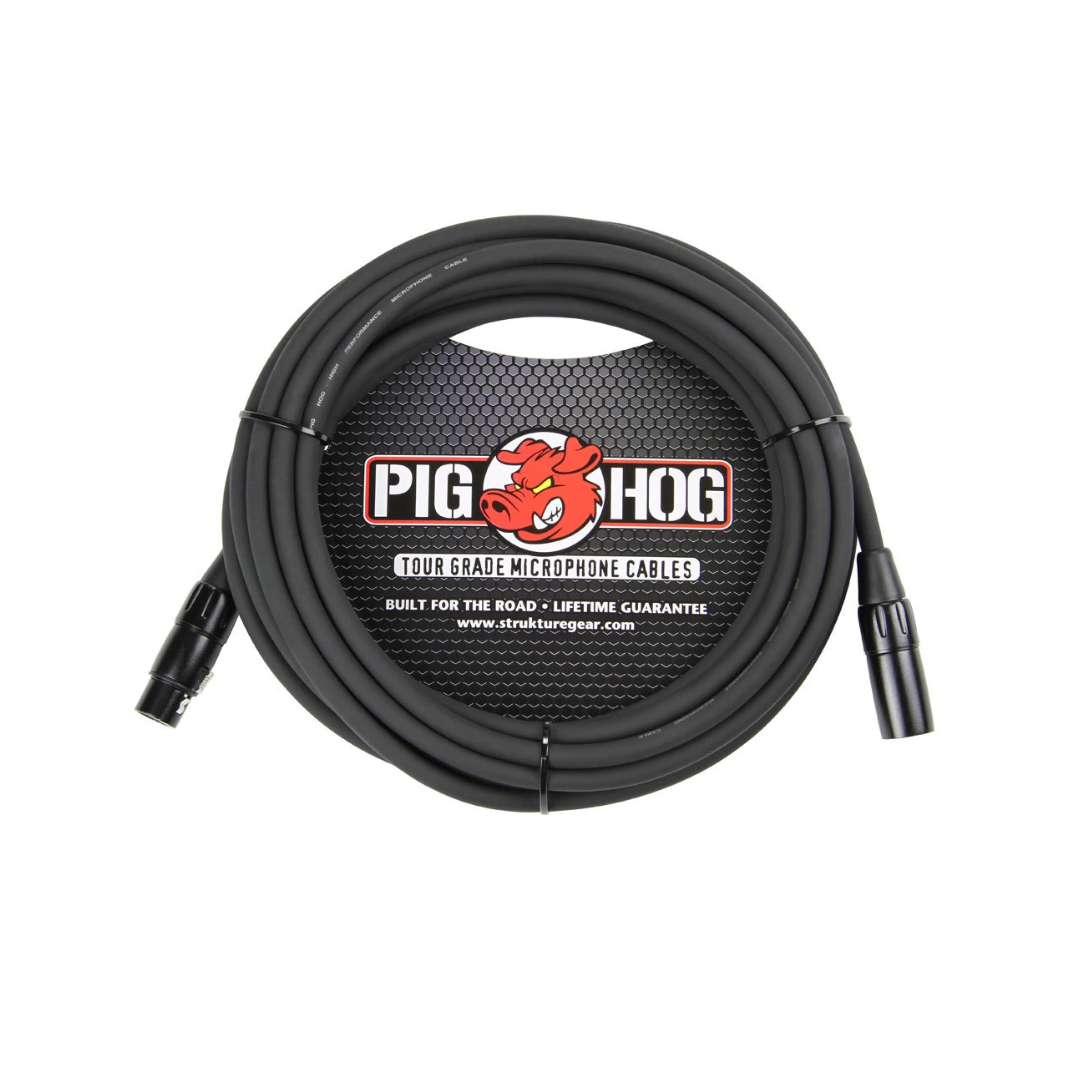 Pig Hog PHM25 8mm Mic Cable, 25ft XLR