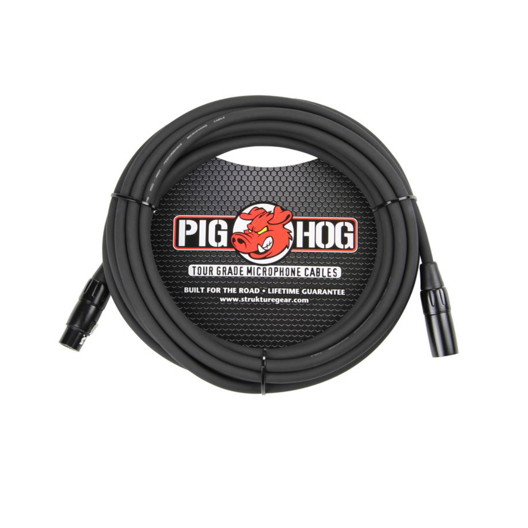 Pig Hog PHM30 8mm Mic Cable, 30ft XLR