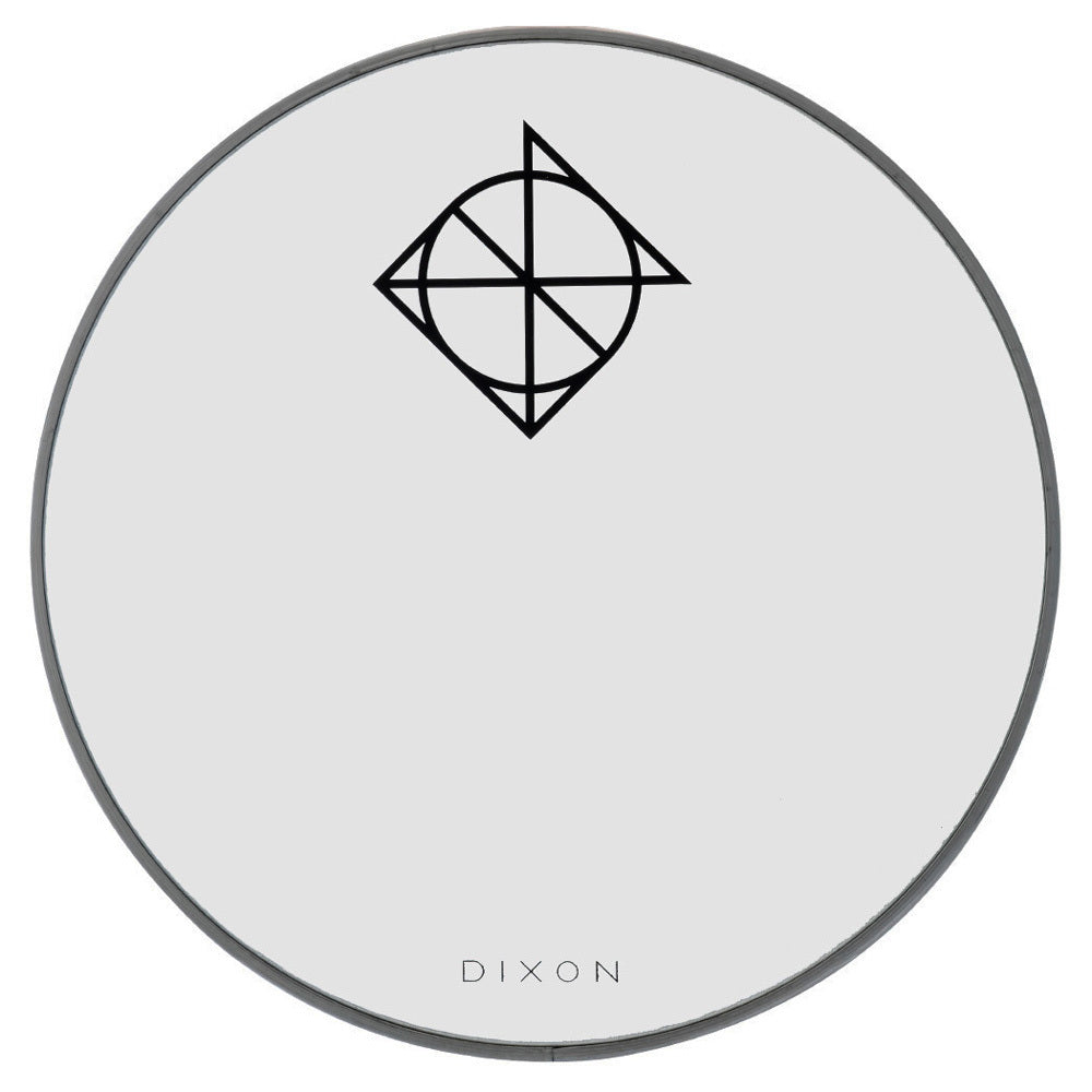 Dixon Bass Drum Head White Coated with Muffler Ring, Resonant Side (22")