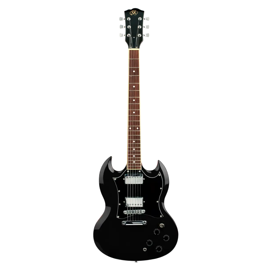 Beginner Packs: SX 4/4-Sized SG-Style Electric Guitar Pack with SX 10w Amp