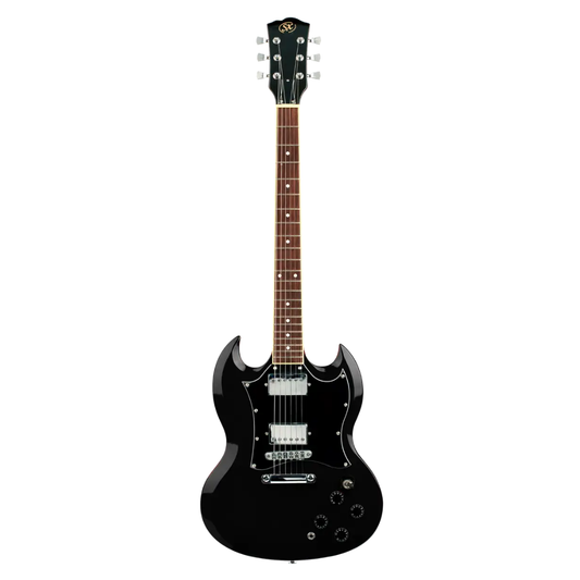 Beginner Packs: SX 4/4-Sized SG-Style Electric Guitar Pack with SX 10w Amp