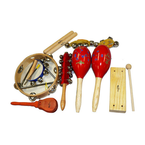 Percussion Plus PPLT9 9-Piece Percussion Set in Carry Bag