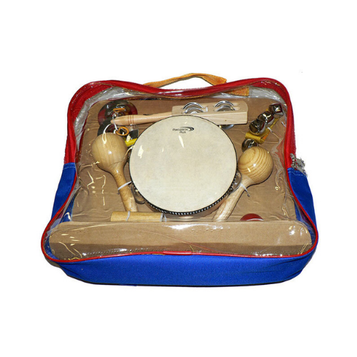 Percussion Plus PPLT9A 9-Piece Percussion Set in Carry Bag