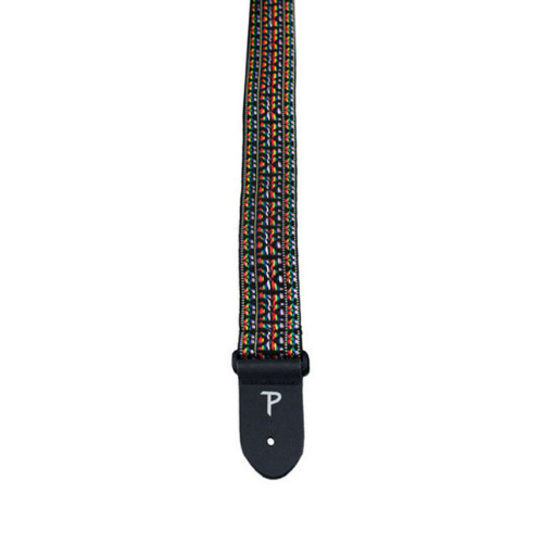 Perris PS286 2" Poly Pro "Hootenanny' Guitar Strap with Leather ends