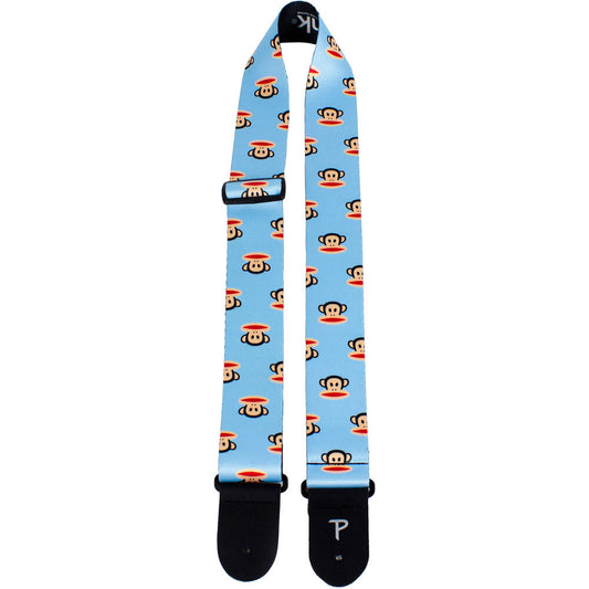 Perris PS8300 2" Polyester "Paul Frank - Julius on Sky Blue" Licensed Guitar Strap