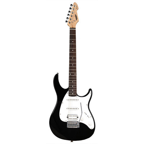 Peavey PVRAPPLUBLKSSH Raptor Plus Series Electric Guitar in Black (SSH)