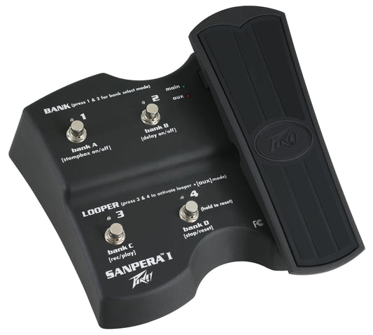 Peavey PVSANPERA1 Vypyr VIP Series "Sanpera I" Foot Controller Pedal for Vypyr VIP Amps