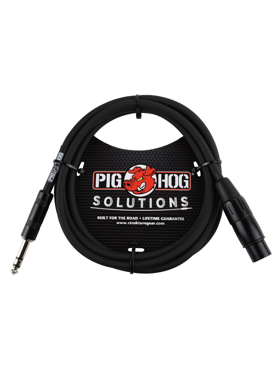 Pig Hog PX-TMXF6 6ft TRS(M)-XLR(F) Balanced Cable