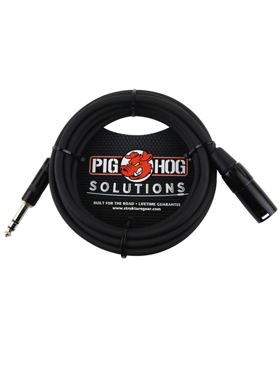 Pig Hog PX-TMXM50 50ft TRS(M)-XLR(M) Balanced Cable
