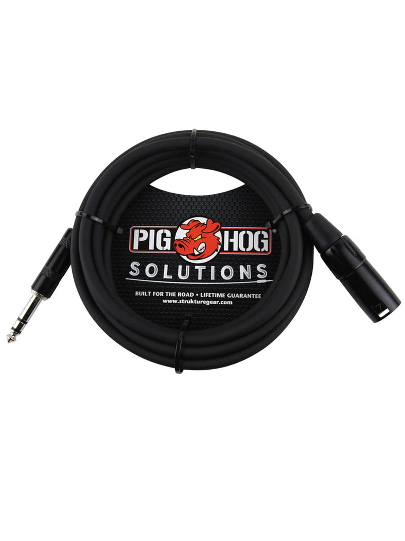 Pig Hog PX-TMXM50 50ft TRS(M)-XLR(M) Balanced Cable