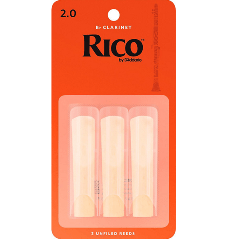Rico Reeds RCA0320 2.0 Bb Clarinet (3 Pack)
