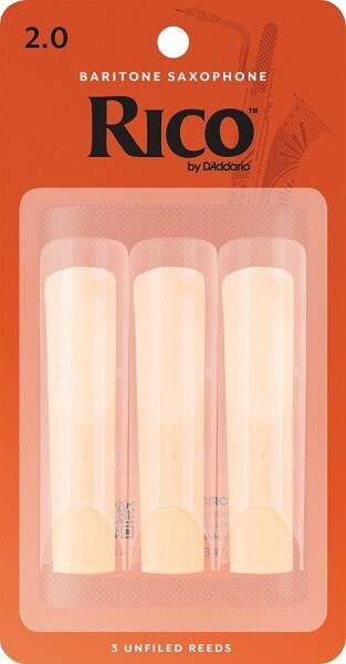 Rico Reeds RLA0320 2.0 Baritone Saxophone (3 Pack)