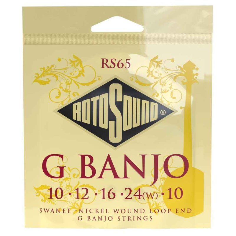 Rotosound RS65 Swanee 5-String G Banjo Nickel Set