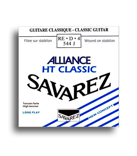 Savarez 544J Alliance HT Classic High Tension (D-4th) Single Classical Guitar String