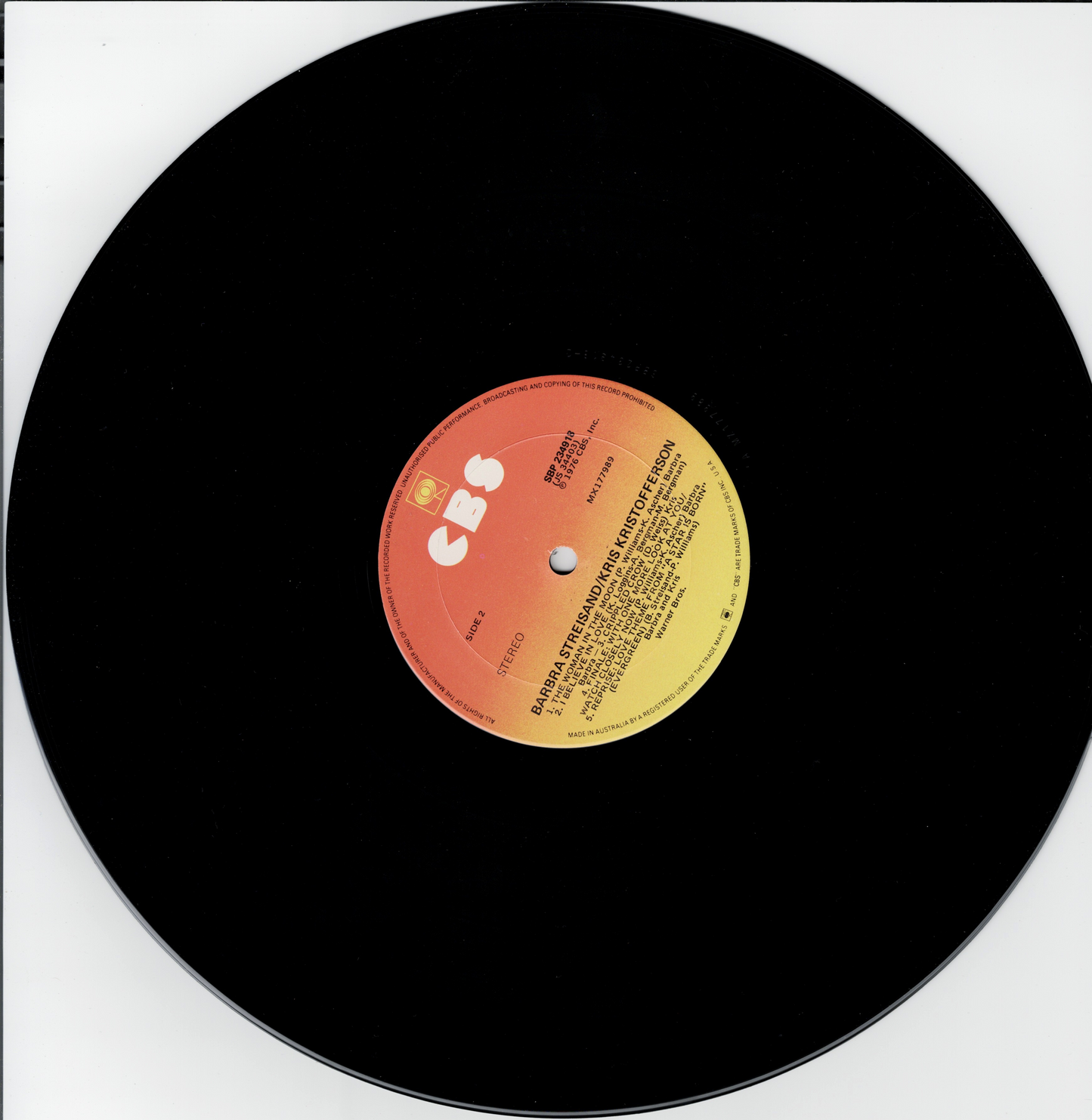 Streisand & Kristofferson - A Star Is Born (Vinyl, LP, Album, Stereo)