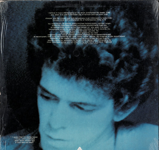 Lou Reed - Rock and Roll Heart (Vinyl, LP, Album, Stereo, Waddell Pressing)