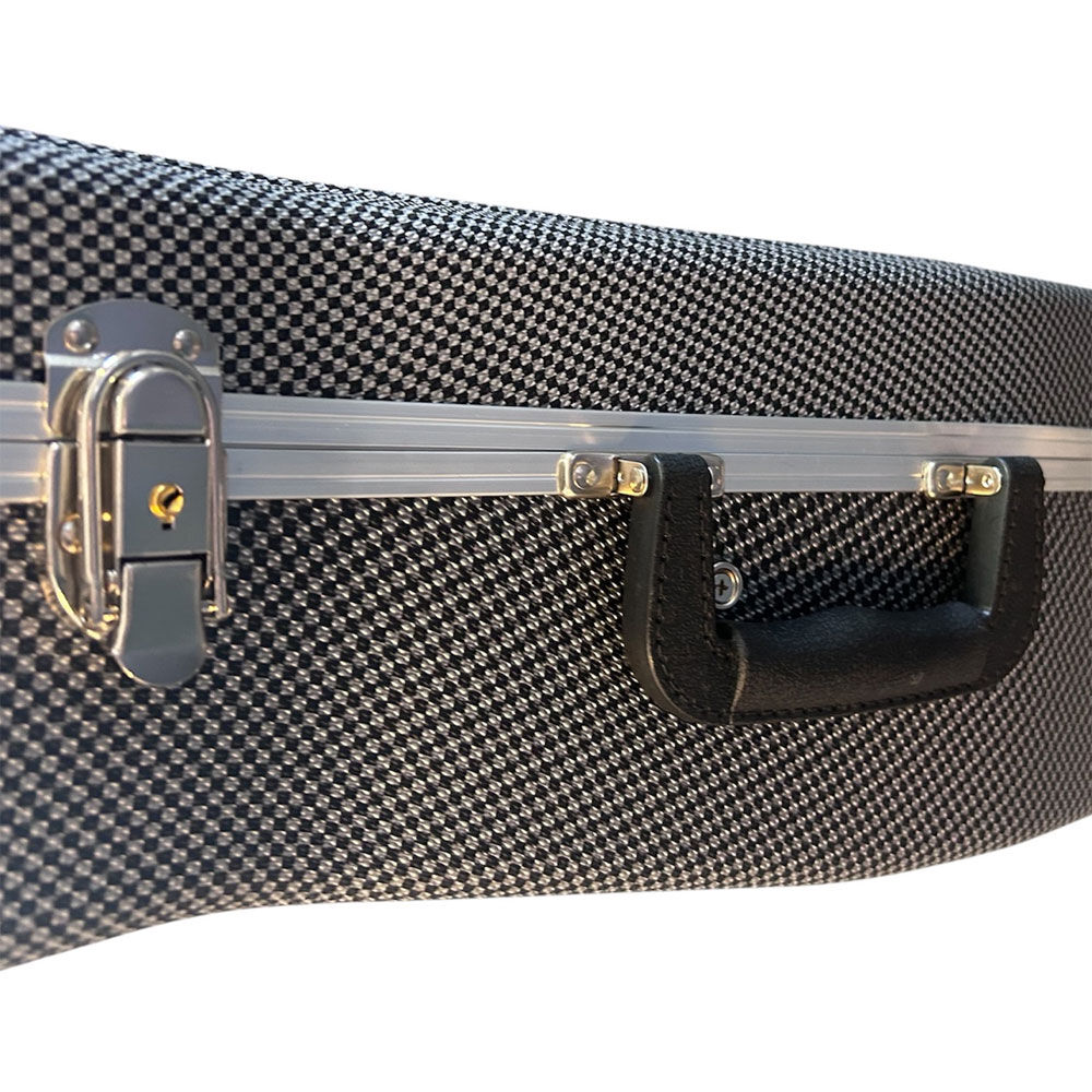 Torque TCC501BW Deluxe ABS Classical Guitar Case in Black/White Finish