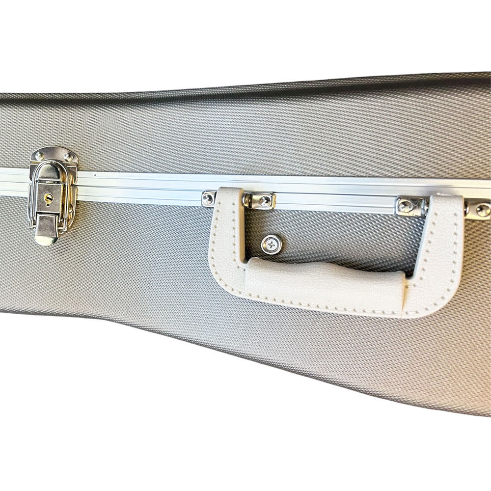 Torque TCC501SILVX Deluxe ABS Classical Guitar Case in Silver-X Finish