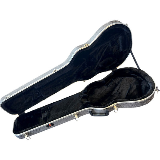 Torque TLP601BW Deluxe ABS LP-Style Electric Guitar Case in Black/White Finish
