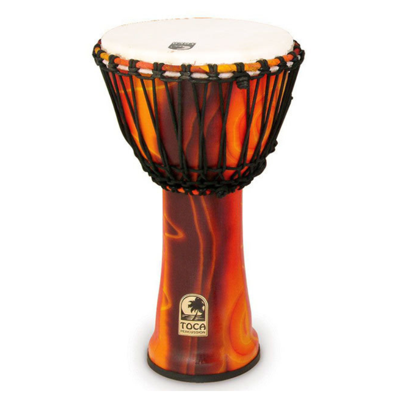 Toca Freestyle 2 Series Djembe 10" in Fiesta