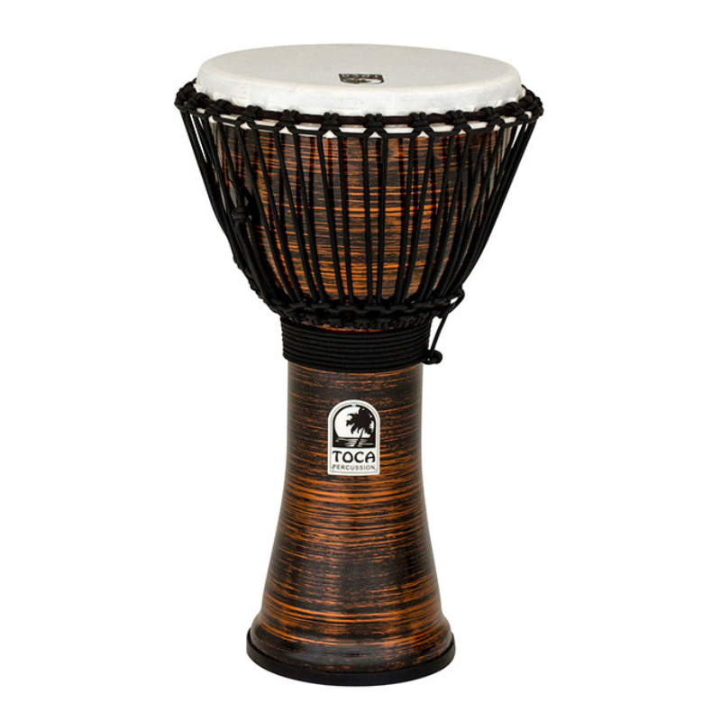 Toca Freestyle 2 Series Djembe 10" in Spun Copper