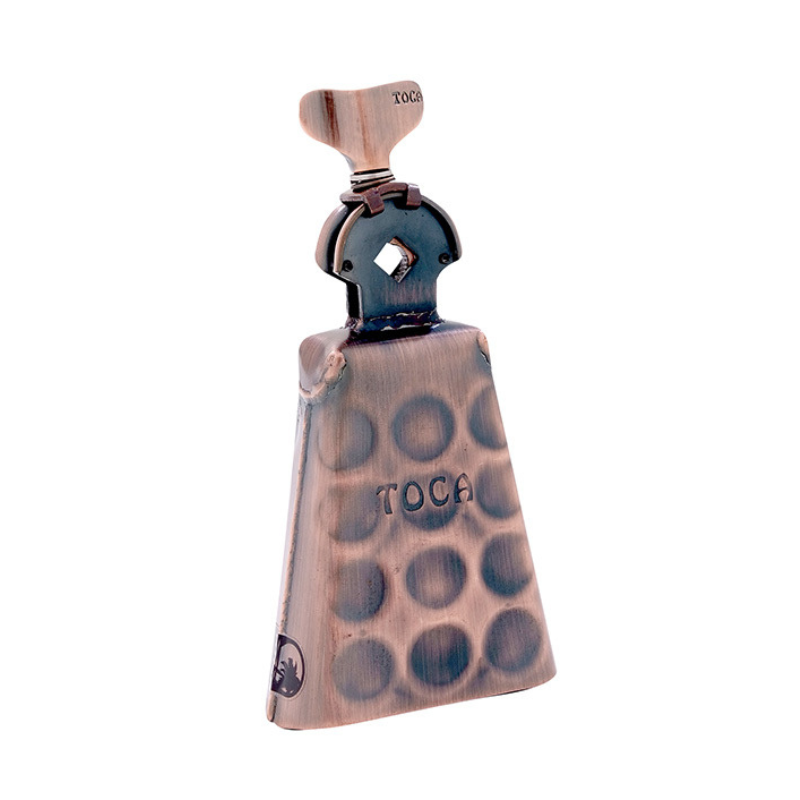 Toca Pro Line Hi-Rut Cowbell in Black Copper with Mount