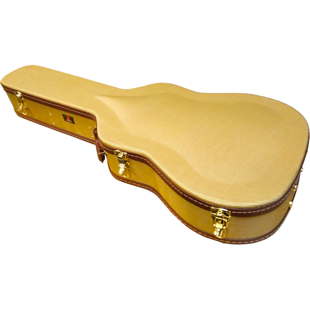 Torque TWC501MG12TWE Wooden Archtop 6/12-String Acoustic Guitar Case in Tweed Finish