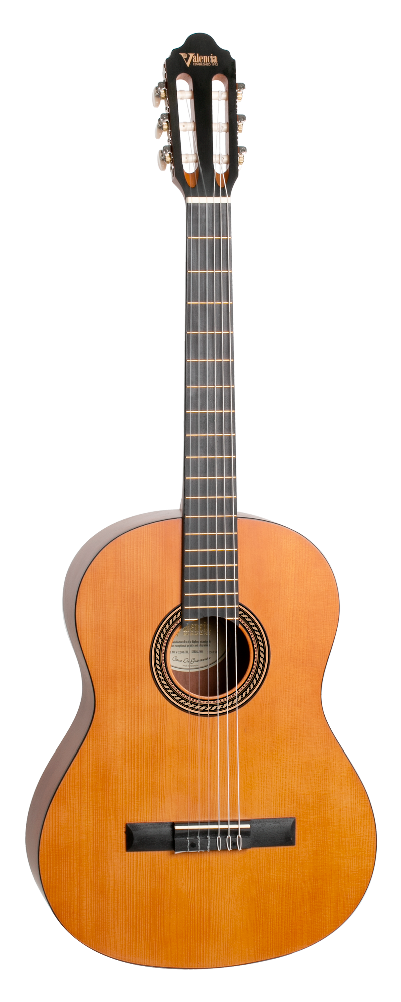 Valencia 200 Hybrid Series Classical Nylon Guitar (Assorted Sizes/Colours/Orientation)