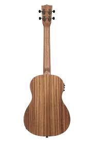 Kala KA-TK-B-CE Teak Tri-Top Baritone Ukulele with Pickup & Cutaway