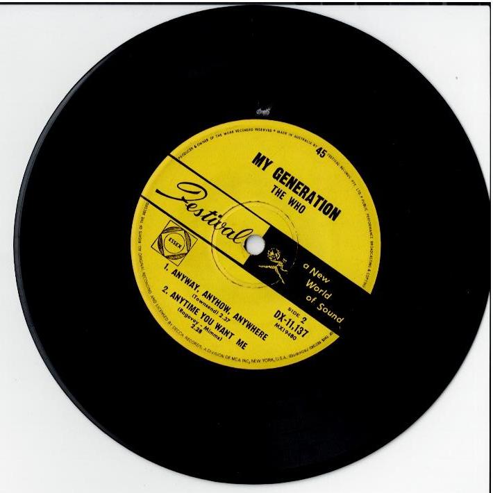 The Who - My Generation (Vinyl, 7", EP, Mono)