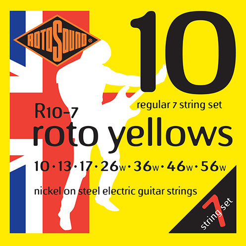 Rotosound R10-7 Regular 7 String Set 10-56 for Electric Guitar