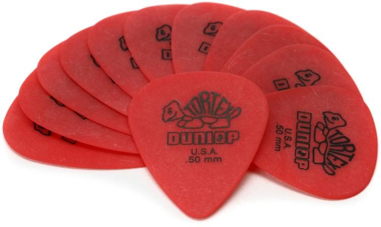 Dunlop Tortex Standard JP150 Red .50 Player’s Guitar Picks (12 Pack)