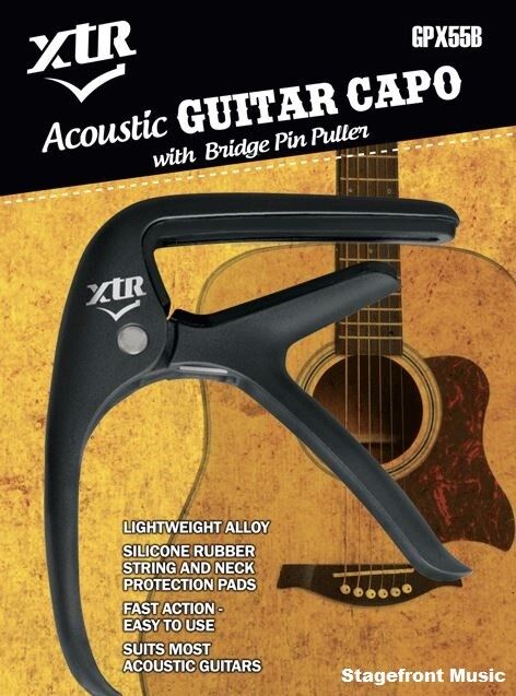 XTR GPX55B Acoustic Guitar Capo