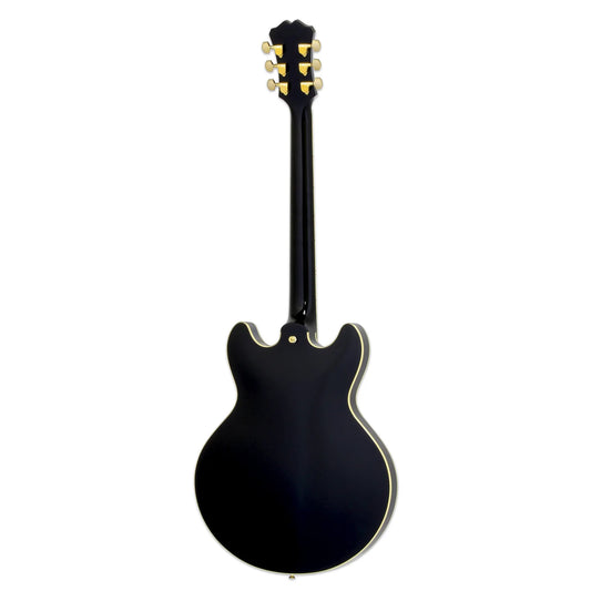 Aria TA-CLASSIC Semi-Hollow Electric Guitar in Black Gloss