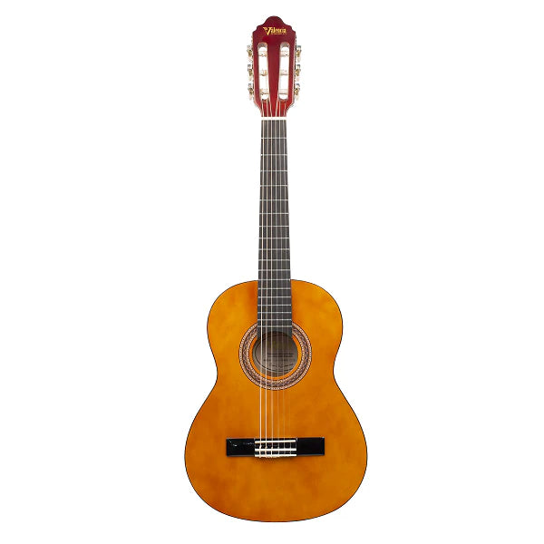 Valencia 100 Series VC102 1/2-Sized Right-Handed Nylon Classical Guitar in Natural Sunburst