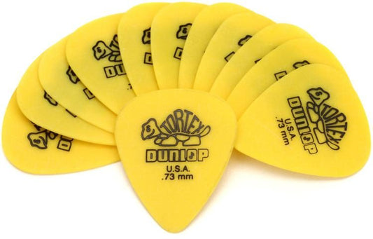 Dunlop Tortex Standard JP173 Yellow .73 Player’s Guitar Picks (12 Pack)