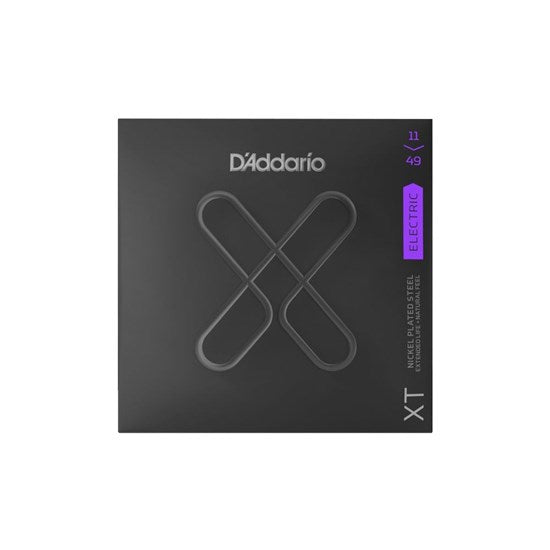 D'Addario XT Coated Electric Nickel Wound Strings XTE1149 Medium (11-49)