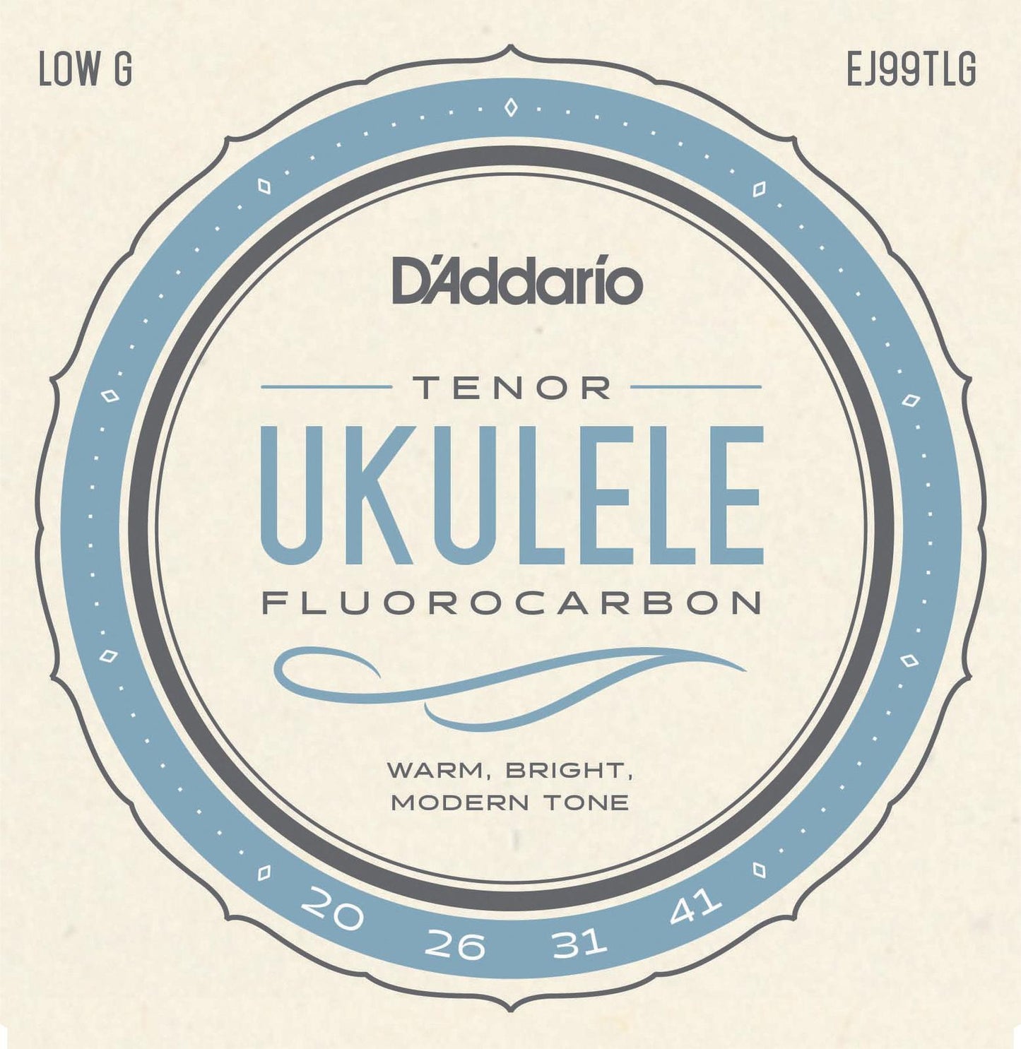 D'Addario EJ99TLG Carbon Tenor Low G Ukulele Strings