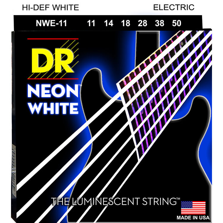 DR Hi-Def Neon Electric Strings (Assorted Gauges & Colours)