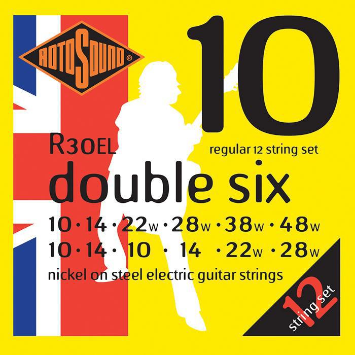 Rotosound R30EL Roto 12 String Nickel Wound Electric Strings (10-48)