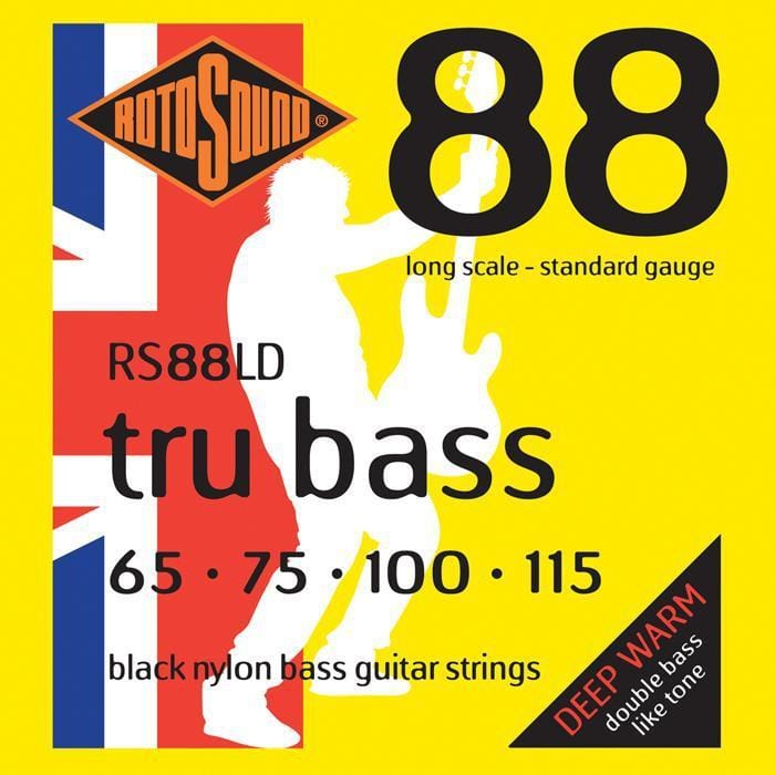 Rotosound RS88LD Tru Bass 88 Black Nylon Strings (65-115)