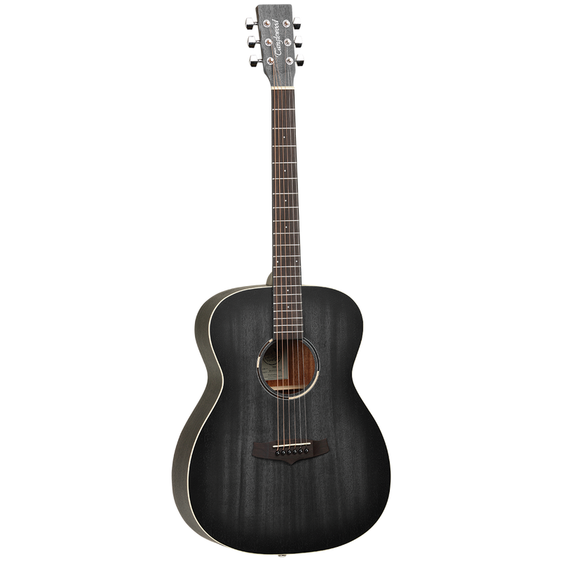 Tanglewood TWBBO Blackbird Orchestra Acoustic Guitar in Smokestack Black Satin