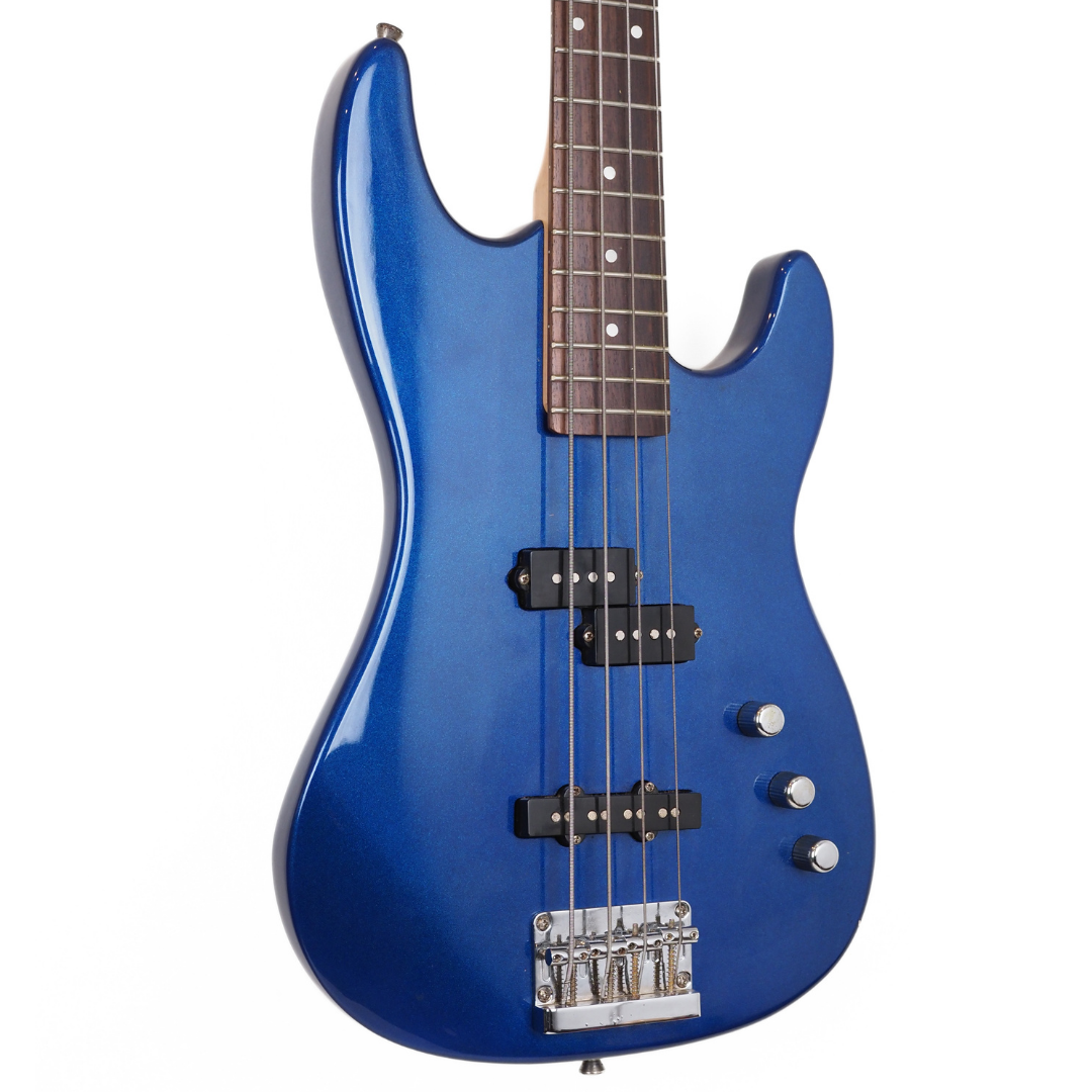 Hall of Fame: Aria STB Series PJ Electric Bass Guitar in Metallic Blue