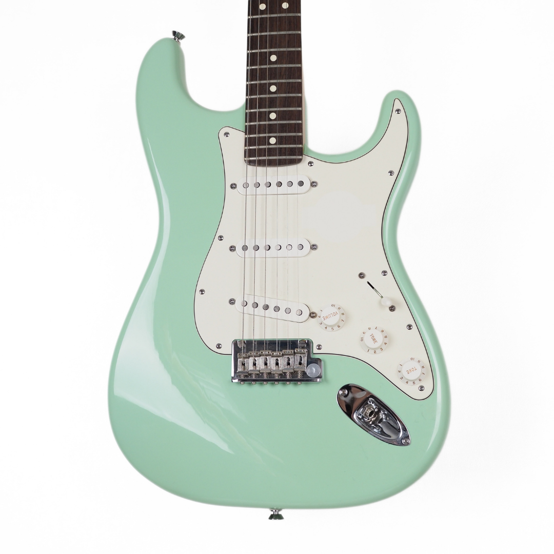 Hall of Fame: 2009 Fender USA Special Edition Standard Stratocaster Electric Guitar in Surf Green