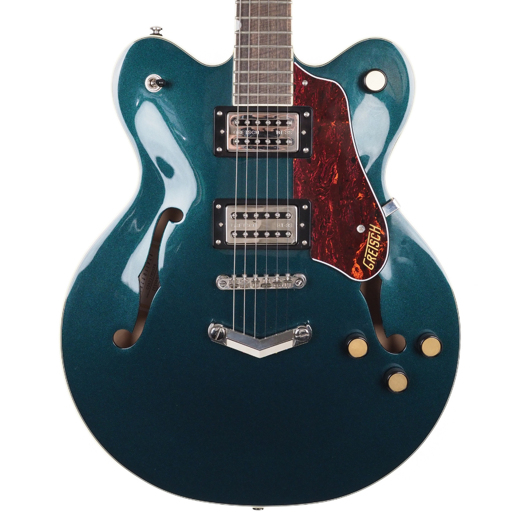 Hall of Fame: 2025 Gretsch G2622/MDSPH Semi-Hollow Electric Guitar in Metallic Teal Sparkle