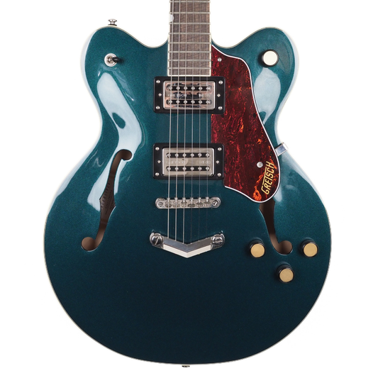 Hall of Fame: 2025 Gretsch G2622/MDSPH Semi-Hollow Electric Guitar in Metallic Teal Sparkle