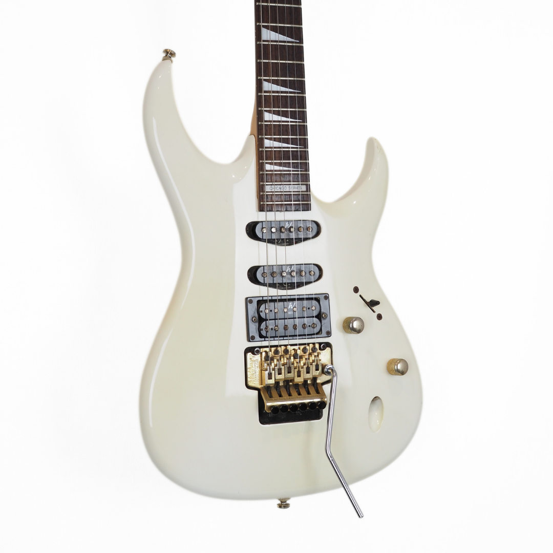 Hall of Fame: Washburn CS700 Chicago Series Electric Guitar (Made in R.O.K) in Gloss White